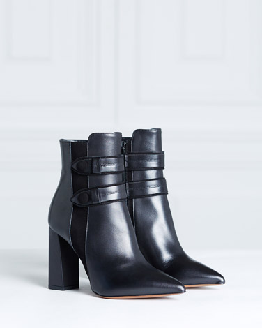 Paul Costelloe Living Leather Buckle Boots